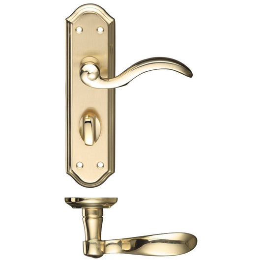 Zoo Winchester Lever Bathroom (57mm c/c) Furniture    180 x 48mm - Abbey Hardware