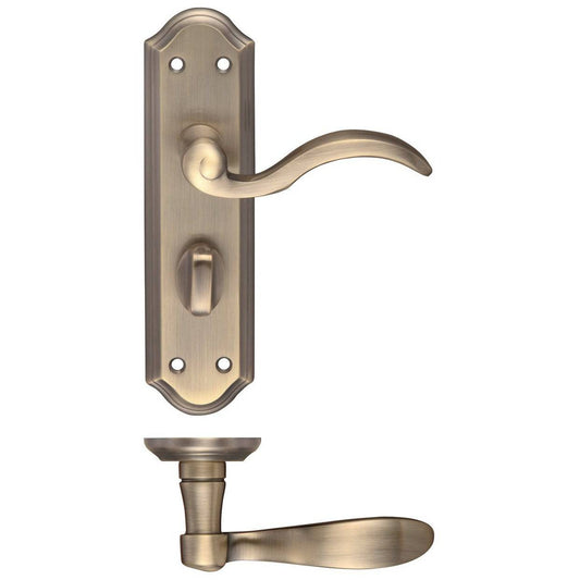 Zoo Winchester Lever Bathroom (57mm c/c) Furniture    180 x 48mm - Abbey Hardware