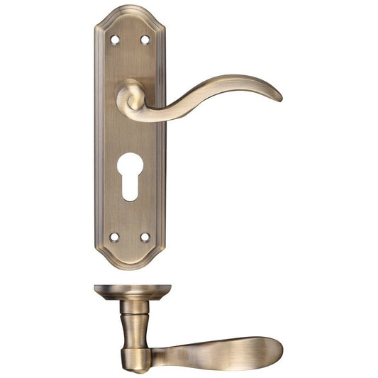Zoo Winchester Lever Euro Lock (47.5mm c/c) Furniture    180 x 48mm - Abbey Hardware