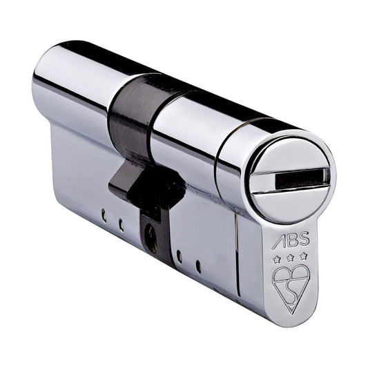 Avocet Hardware ABS Snap Secure Euro Cylinder Polished Chrome - TS007 3 Star - Abbey Hardware