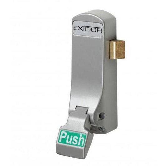 Exidor 297 Push Pad Panic Latch Silver - Abbey Hardware