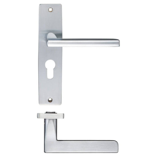 Zoo Venice lever on euro backplate - Abbey Hardware